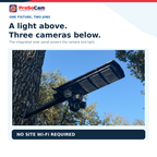 Solar Street Light plus 4G Triple-Lens Camera - High Definition