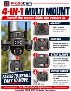 4G Triple-Lens Solar Camera - High Definition PTZ