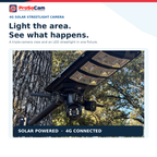 Solar Street Light plus 4G Triple-Lens Camera - High Definition