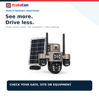 4G Triple-Lens Solar Camera - High Definition PTZ