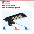 Solar Street Light plus 4G Triple-Lens Camera - High Definition